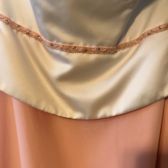 Special Occasion Pink and White Dress - Picture 3 of 5